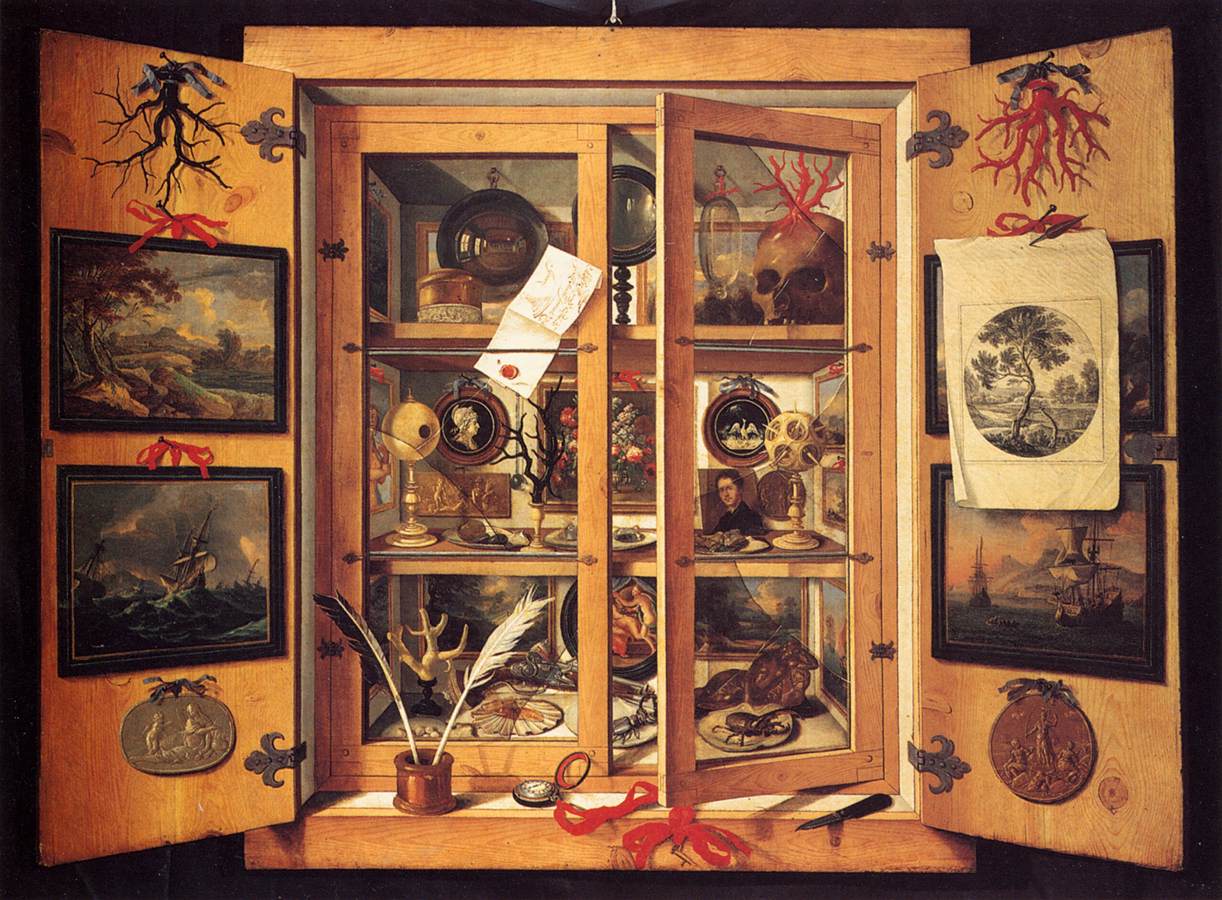 Domenico Remps Cabinet of Curiosities with many compartments
